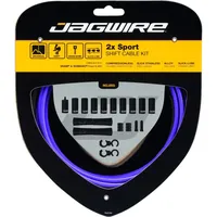 Jagwire 2X Sport Shift Schaltungskabel-Set für Erwachsene, Unisex, lila