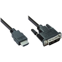 Good Connections HDMI auf DVI-D Anschlusskabel 2m schwarz