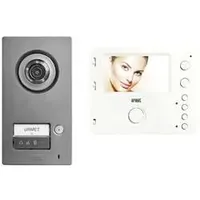 Urmet Video-Türsprechanlage 2-Draht Set 74565 1WE weß/silber