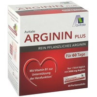 Avitale Arginin Plus Vitamin B1+B6+B12+Folsäure Sticks