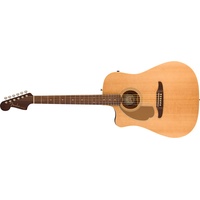 Fender Redondo Player Left-Handed Acoustic Guitar, Walnut Fingerboard, Gold