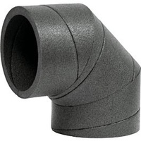 WOLF-Garten Wolf ISO-Rohrsystem Bogen DN125 90Gr