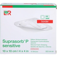 ToRa Pharma GmbH SUPRASORB P sensitive PU-Schaumv.border 10x10cm