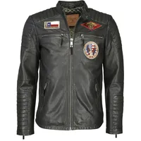 Top Gun Bikerjacke TG20192023 black S
