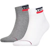 Levi's Unisex Sportsocken, Vorteilspack - Mid Cut SPRTWR, Logo,