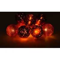 Spetebo Lichterkette aus Christbaumkugeln - 230 cm - 10