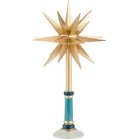 Hubrig Volkskunst GmbH Adventsstern 6,5 cm gold