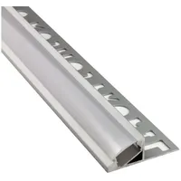 Tktrading24 T77 LED Alu Premium Fliesenprofil 12mm silber 30°