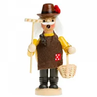 SIKORA RM-C Räuchermännchen aus Holz Verschiedene Motive Farbe/Modell:C04 gelb