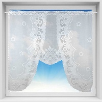 Arsvita Bogengardine 120x105 cm (BxL) in weiß - Design: