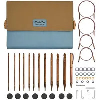 KnitPro 31286 Häkelnadelset Ginger, Braun, Diverse
