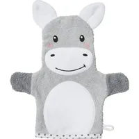 Erwin Müller Esel Waschhandschuh 25 x 28 cm grau