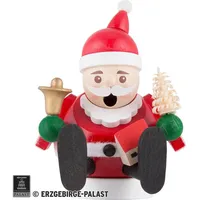 Richard Glässer GmbH Seiffen Räuchermännchen Mini sitzend - Weihnachtsmann