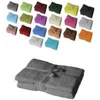 EXKLUSIV HEIMTEXTIL Handtuchset 4-tlg. grau