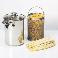BROWIN BROWIN® Rostfreier Spargeltopf 313500 mit Glasdeckel | 4