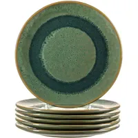 LEONARDO Matera Speiseteller 22,5 cm grün 6er Set