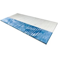 AM Qualitätsmatratzen 7-Zonen Deluxe Gelschaum-Topper 100 x 200 cm