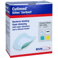 B2B Medical GmbH CUTIMED Siltec Sorbact PU-Verb.7.5x7.5 cm 10