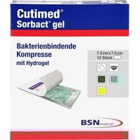 + Prisoma GmbH CUTIMED Sorbact Gel Kompressen 7.5x7.5 cm