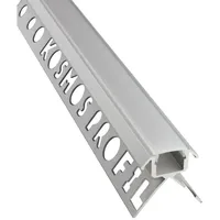 Tktrading24 C-T77 LED Premium Fliesenprofil Ecke aussen 10mm silber