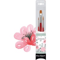 Da Vinci Watercolor Pinselset 3 St. Braun