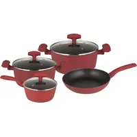 Michelino Nora Topf-Set 7-tlg. 2 x Bratentopf + Stieltopf