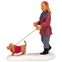 Lemax Strolling With Pooch - Lemax Christmas Collection by