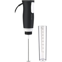 Rosenstein & Söhne Elektrischer Profi-Mini-Handmixer, Mixbecher-Aufsatz, 2 Stufen, 30