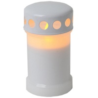 Star Trading LED-Windlicht flackernd Farbe: weiss