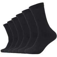 S.Oliver Tennissocken 6er Pack SCHWARZ|SCHWARZ 43-46