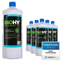 BIOHY Intensivreiniger Universal (6x1l Flasche) | Hochleistungs-INDUSTRIEREINIGER | Grundreiniger
