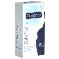 Pasante Silk Thin 12 superdünne gefühlsechte Kondome, Wandstärke 0.04mm,