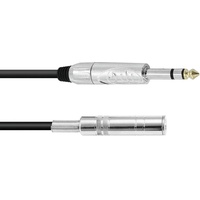 Omnitronic Klinkenverlängerung 6,3 stereo 3m sw