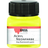 Kreul Acryl Neonfarbe neongelb, 20 ml
