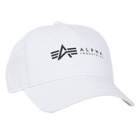 Alpha Industries Kappe White One Size