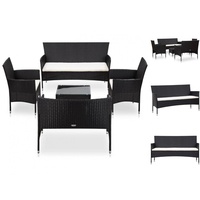 VidaXL Garten-Lounge-Set schwarz 45893