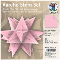 Ursus 35605526 - Faltblätter Aurelio Stern Crush Paper, 120g/qm