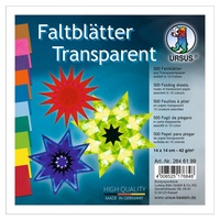 Ursus 2646199 - Faltblätter 14x14cm VE=500 Blatt 10 Farben