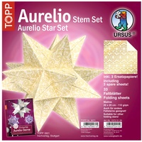 Ursus 15725100 - Faltblätter Aurelio Stern Madras gold, 33