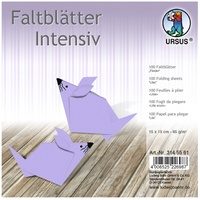 Ludwig Bähr Faltblätter Uni intensiv 15x15cm 100 Blatt lila