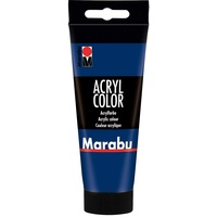 Marabu 12010050053 Acrylfarbe 100 ml, Blau Röhre