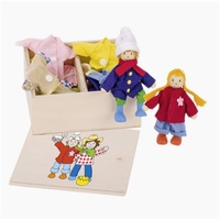 GoKi 51557 - Biegepuppen Birte & Ben, Klamottenkiste