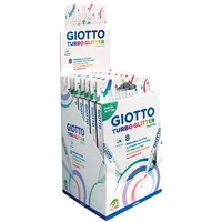 Giotto Turbo Glitter 8 pcs PASTEL