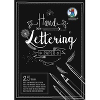 Ursus Handlettering Paper Tonkarton schwarz DIN A4 210 g/qm