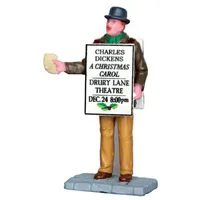 Lemax Sandwich Board Man