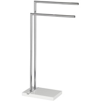 Wenko Handtuchständer Noble White silber
