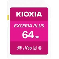 KIOXIA EXCERIA PLUS R98/W65 SDXC 64GB, UHS-I U3, Class