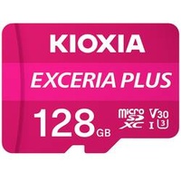 KIOXIA EXCERIA PLUS R100/W65 microSDXC 128GB Kit, UHS-I U3