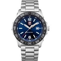 Luminox XS.3123 Herrenuhr 44mm - Taucheruhr in Silber/Blau mit