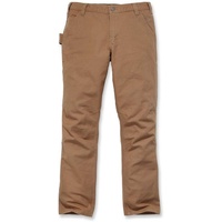 CARHARTT Stretch Duck dungaree - braun, - W30/L30